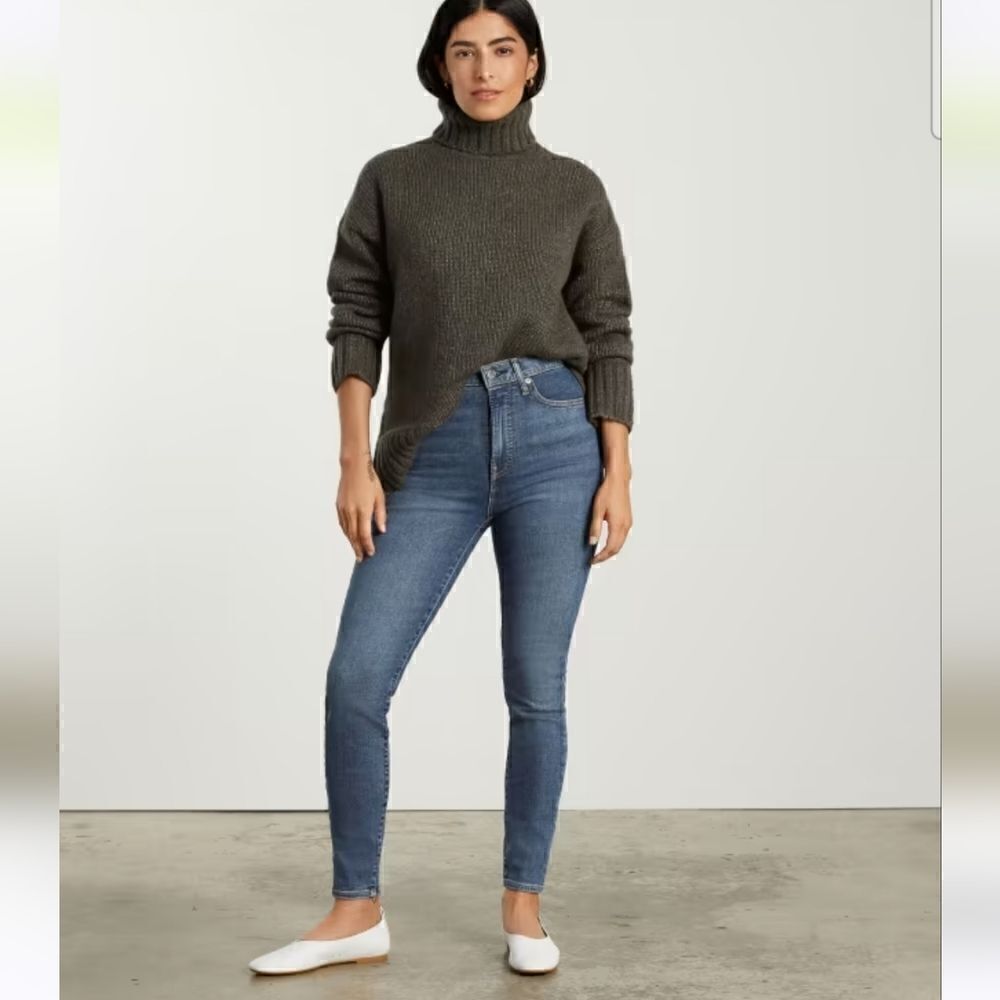 Everlane The Authentic Stretch High Rise Skinny Jeans Size 26